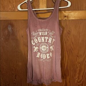 Maurices Western Graphic Tank Top - Mauve